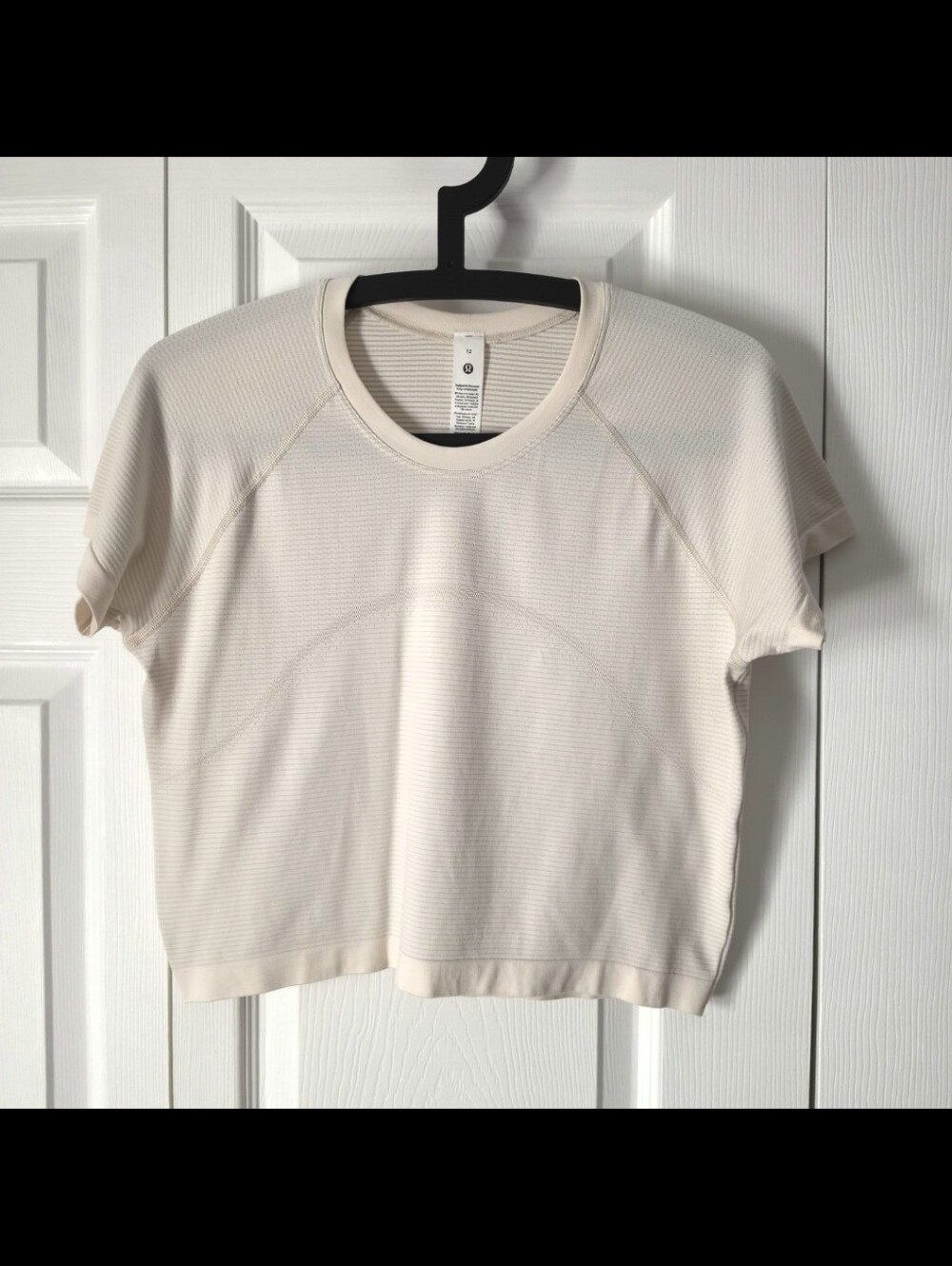 Lululemon Cropped Swiftly Tech Short-Sleeve Shirt, 12
